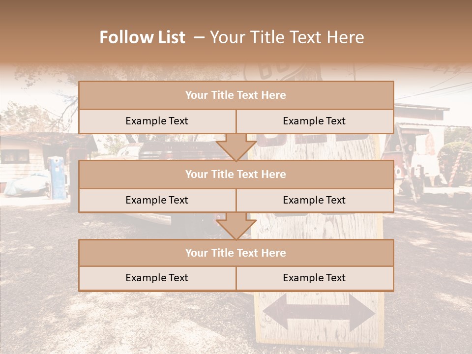 Route Station Petrol PowerPoint Template