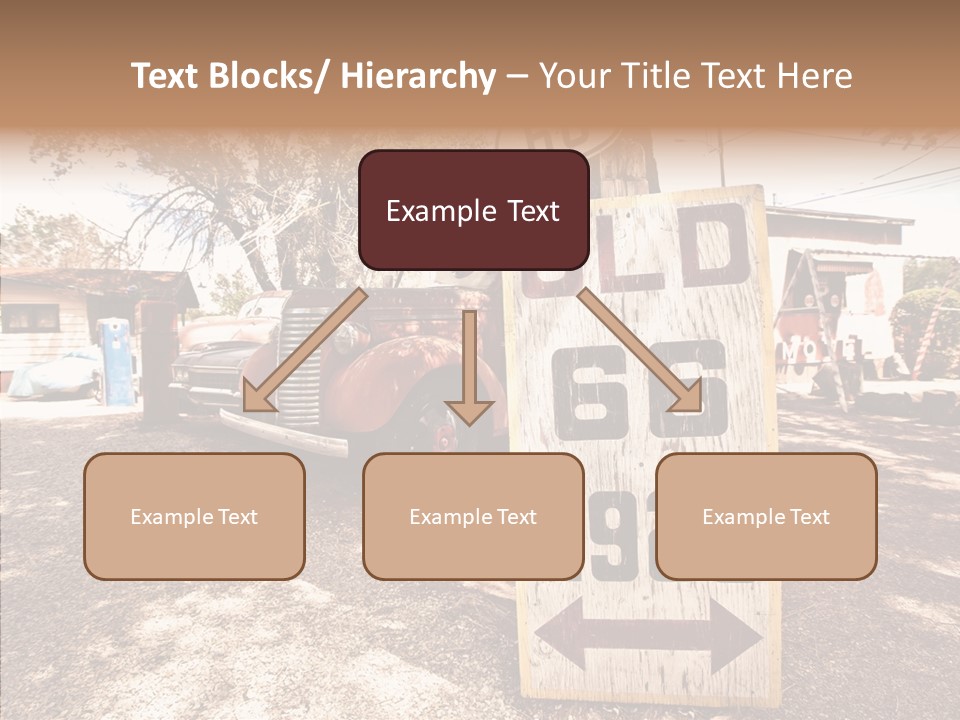 Route Station Petrol PowerPoint Template