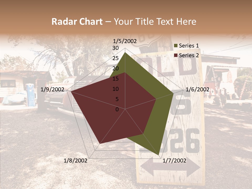 Route Station Petrol PowerPoint Template