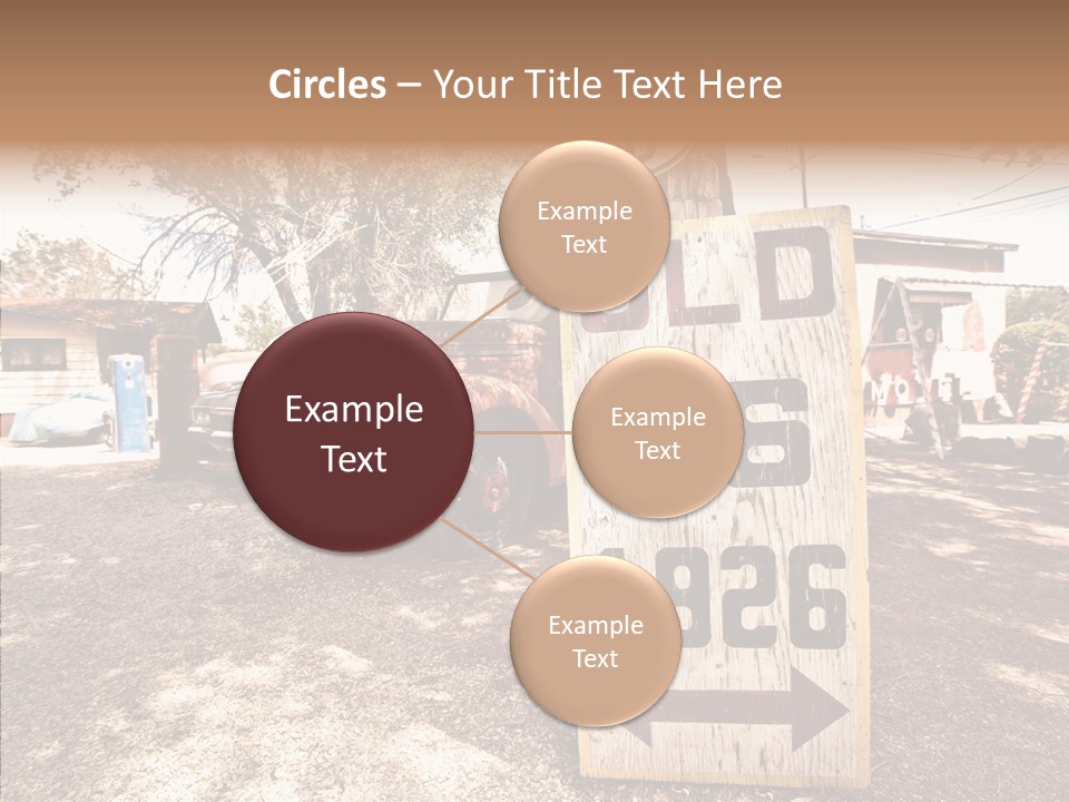 Route Station Petrol PowerPoint Template