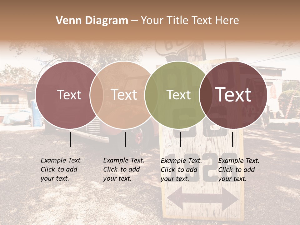 Route Station Petrol PowerPoint Template