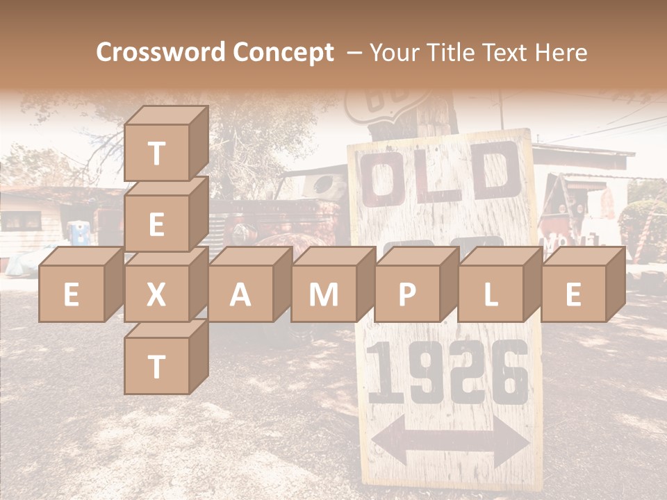 Route Station Petrol PowerPoint Template