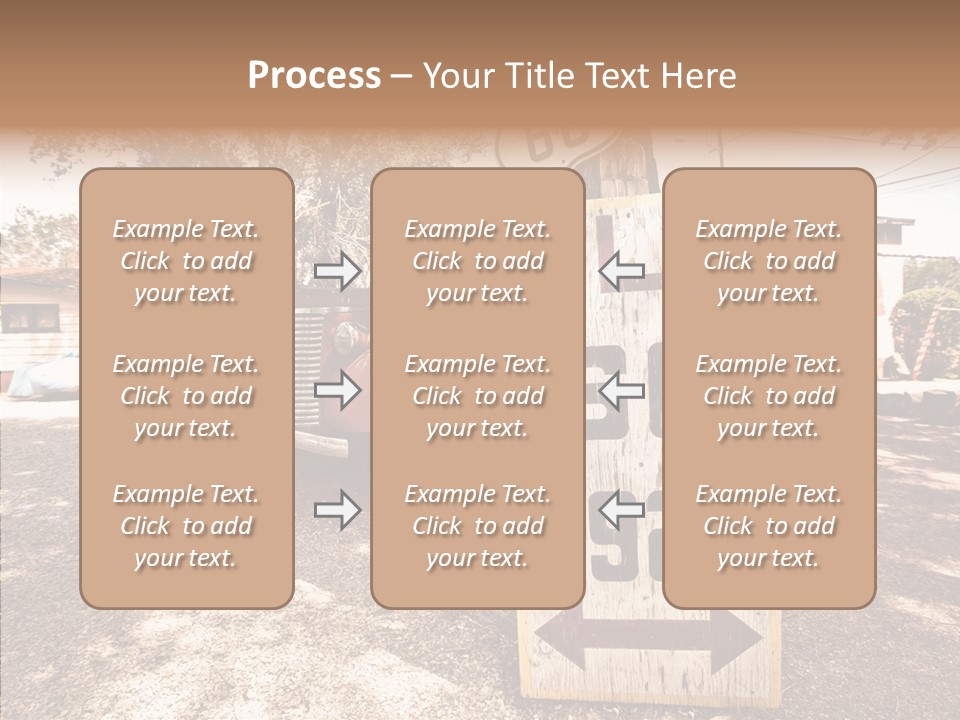 Route Station Petrol PowerPoint Template