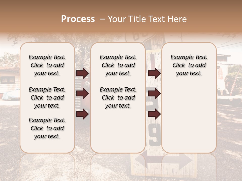 Route Station Petrol PowerPoint Template