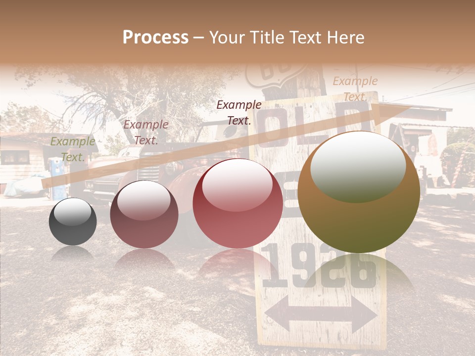 Route Station Petrol PowerPoint Template