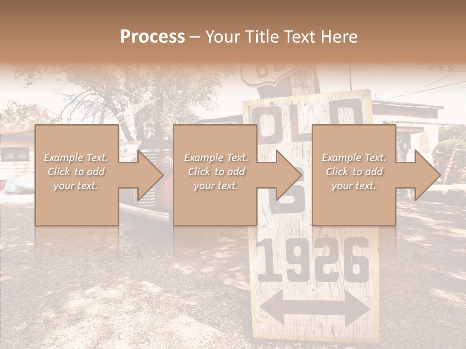 Route Station Petrol PowerPoint Template