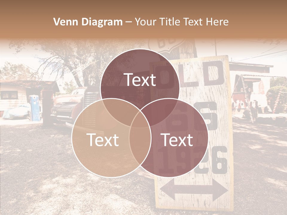 Route Station Petrol PowerPoint Template