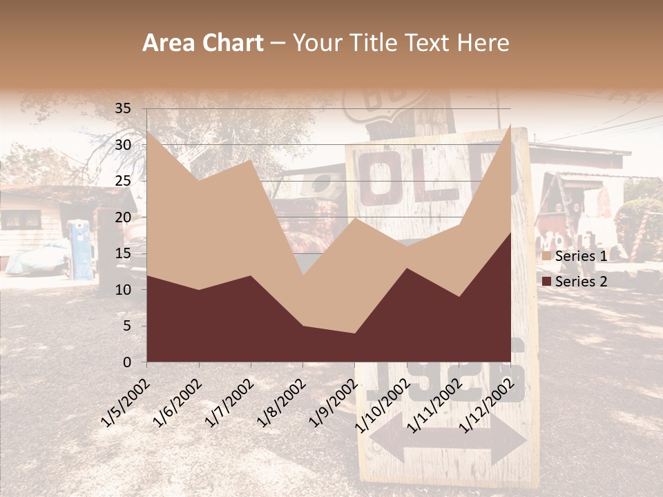 Route Station Petrol PowerPoint Template