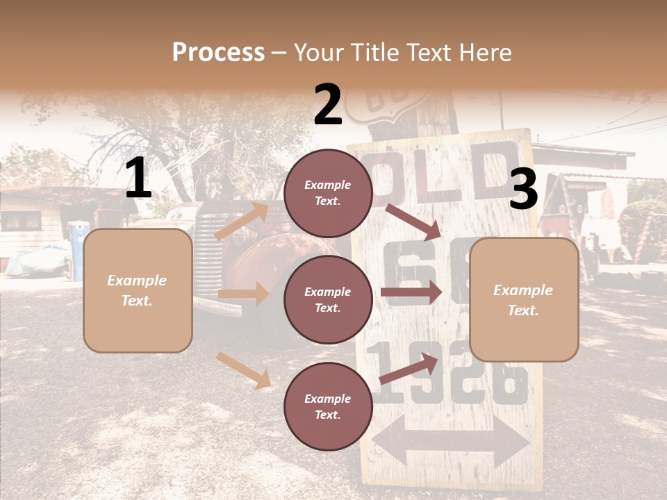 Route Station Petrol PowerPoint Template