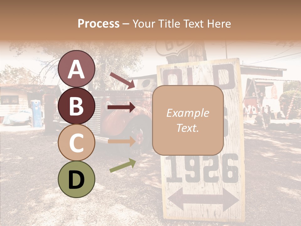 Route Station Petrol PowerPoint Template