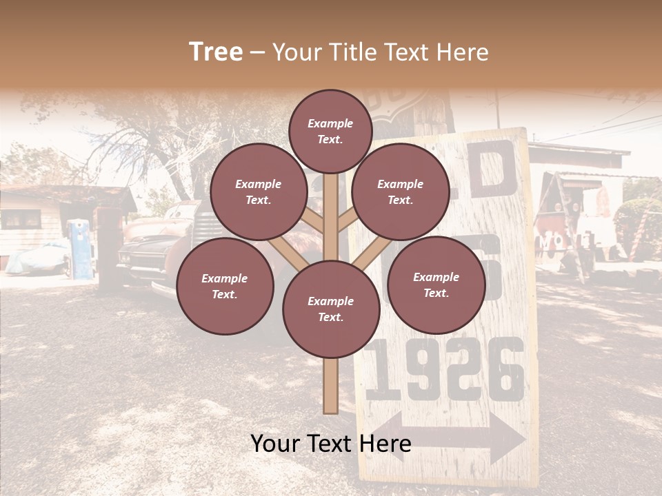 Route Station Petrol PowerPoint Template