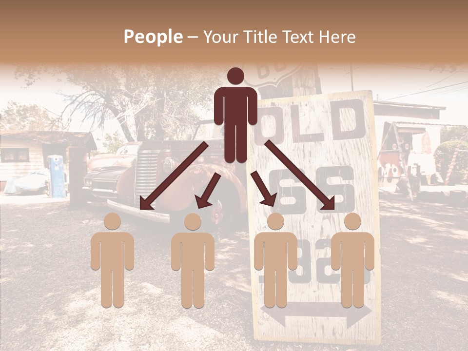 Route Station Petrol PowerPoint Template