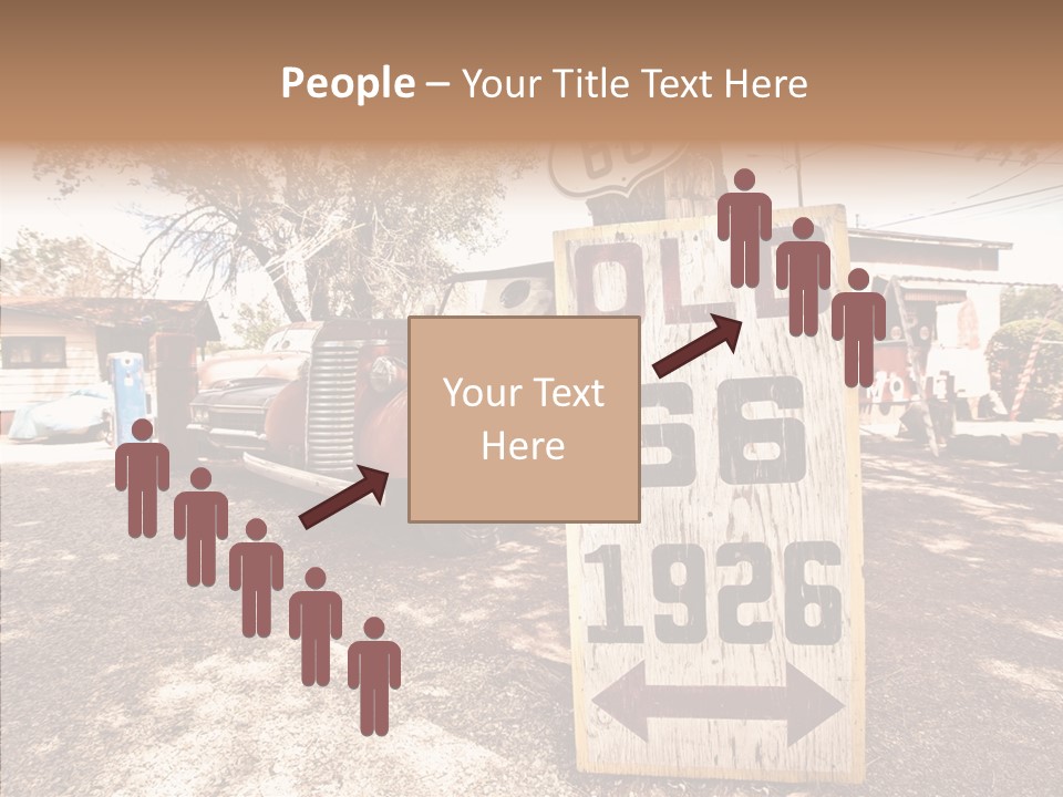 Route Station Petrol PowerPoint Template