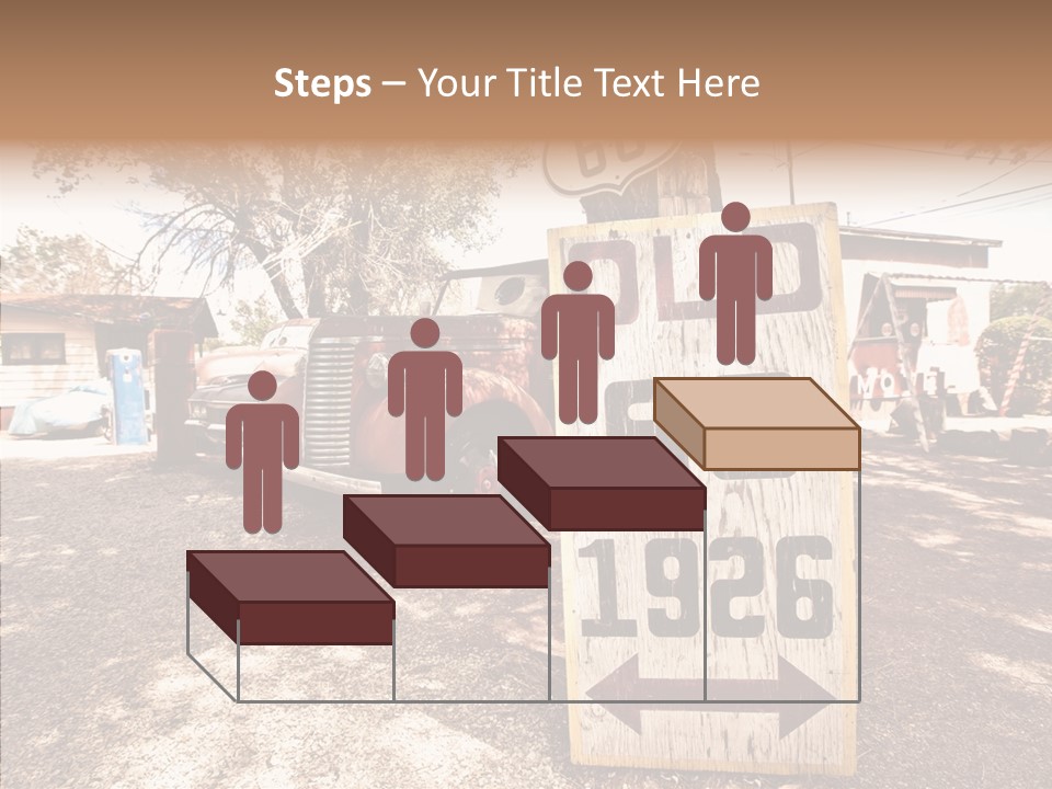 Route Station Petrol PowerPoint Template