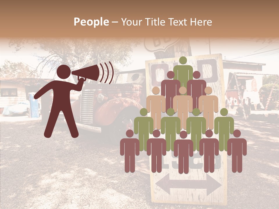 Route Station Petrol PowerPoint Template