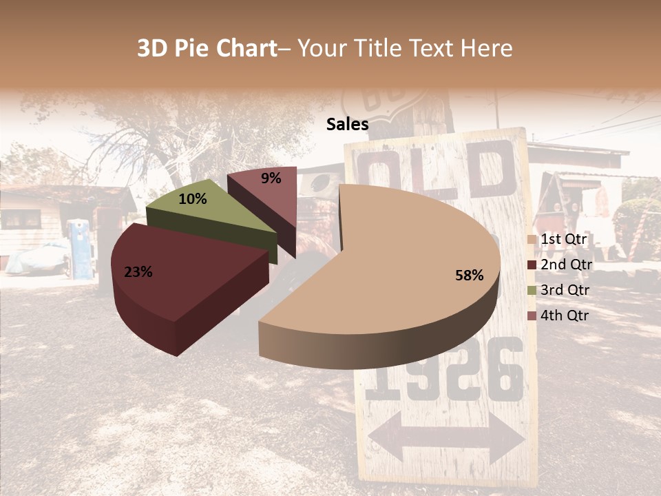 Route Station Petrol PowerPoint Template