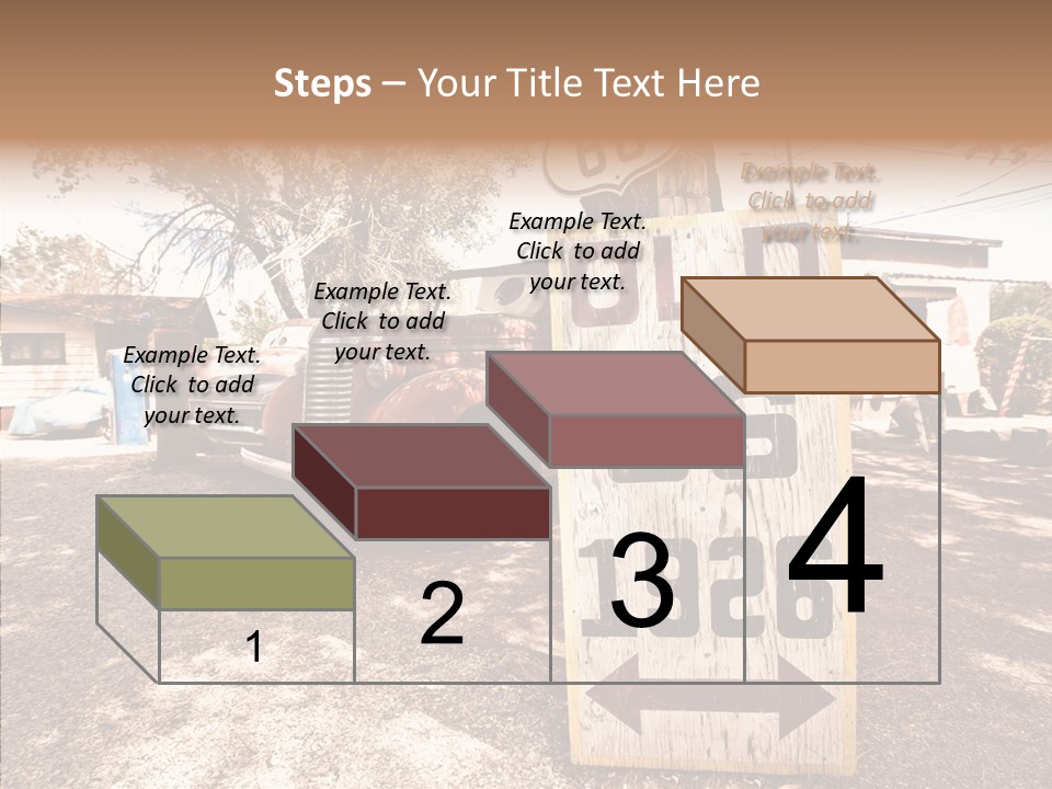 Route Station Petrol PowerPoint Template