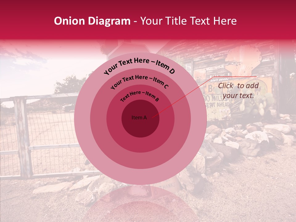 Abandoned Drive Garage PowerPoint Template