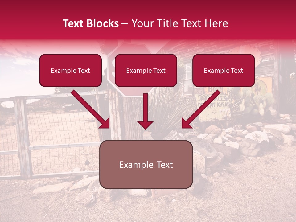 Abandoned Drive Garage PowerPoint Template