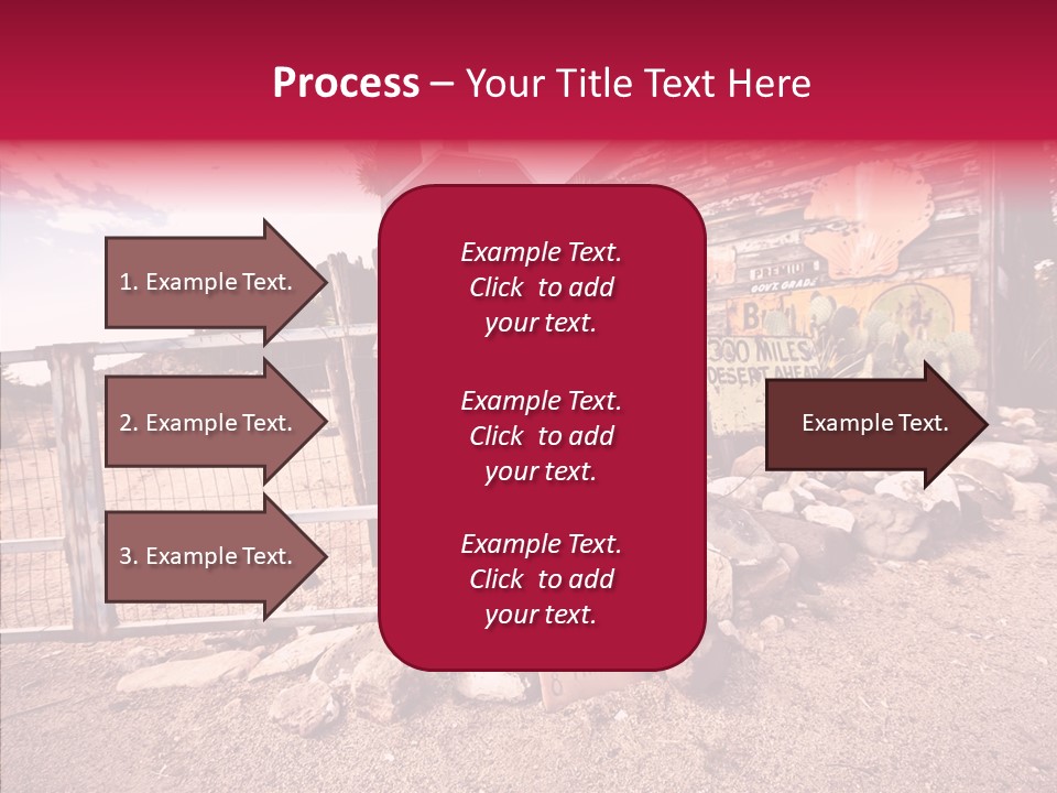 Abandoned Drive Garage PowerPoint Template