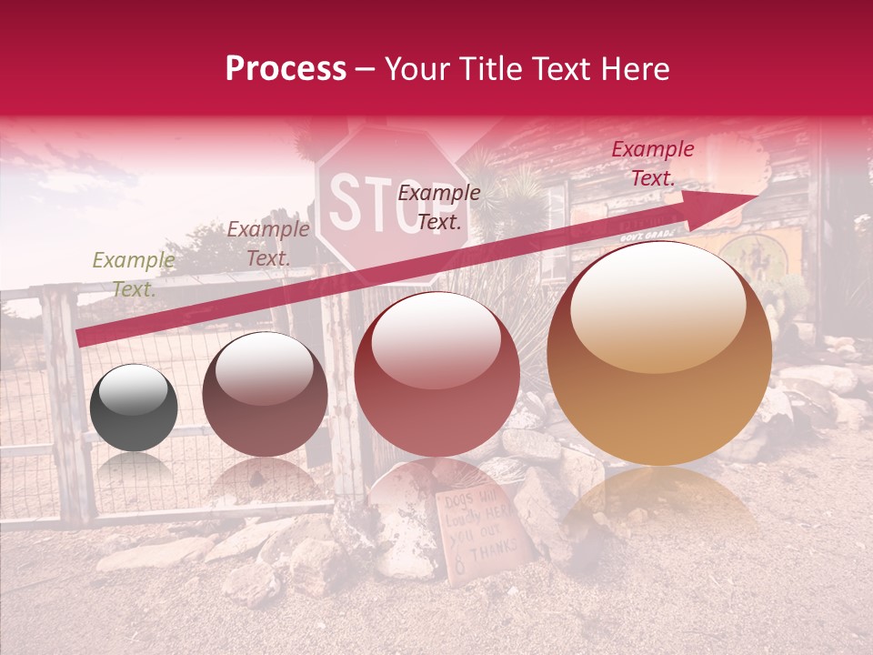 Abandoned Drive Garage PowerPoint Template