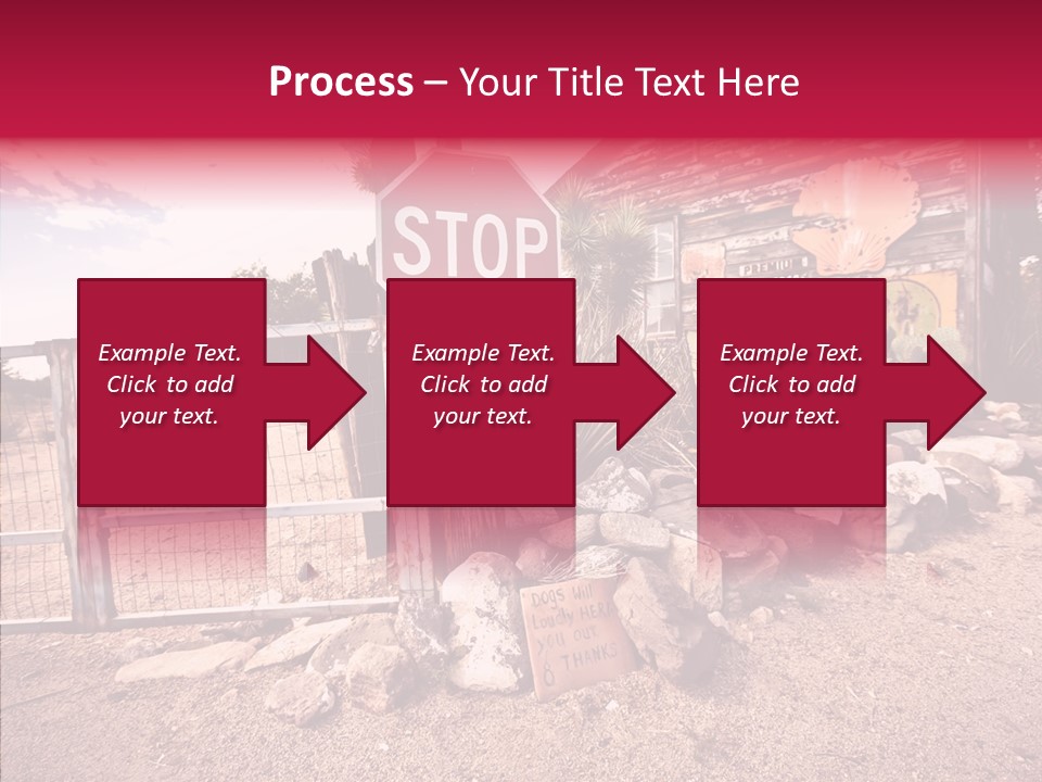 Abandoned Drive Garage PowerPoint Template