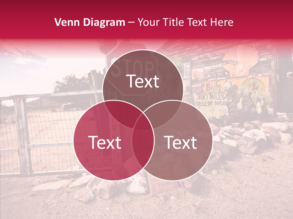 Abandoned Drive Garage PowerPoint Template