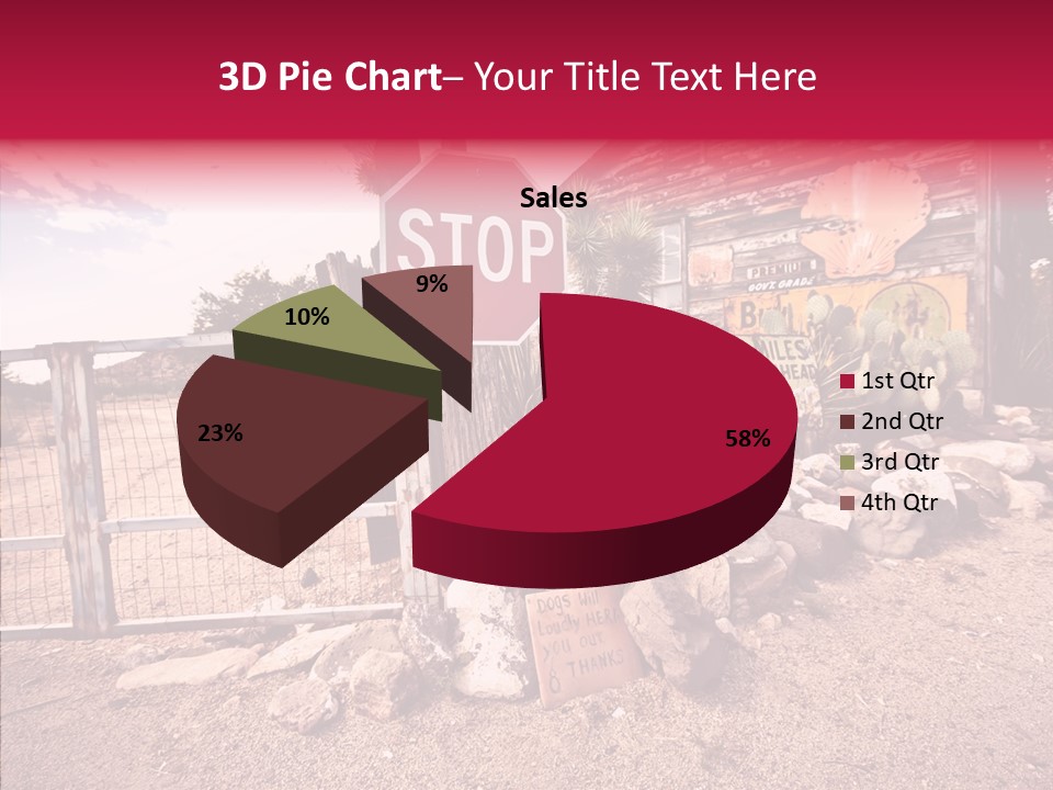 Abandoned Drive Garage PowerPoint Template