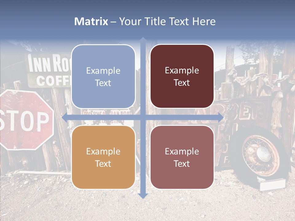 Stop Usa Old Fashioned PowerPoint Template