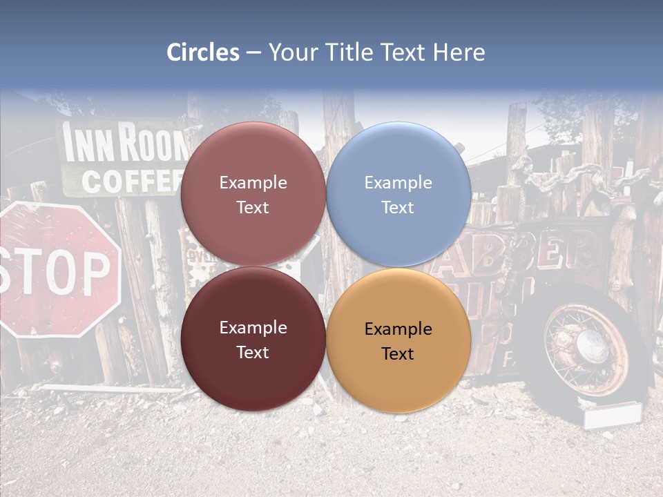 Stop Usa Old Fashioned PowerPoint Template