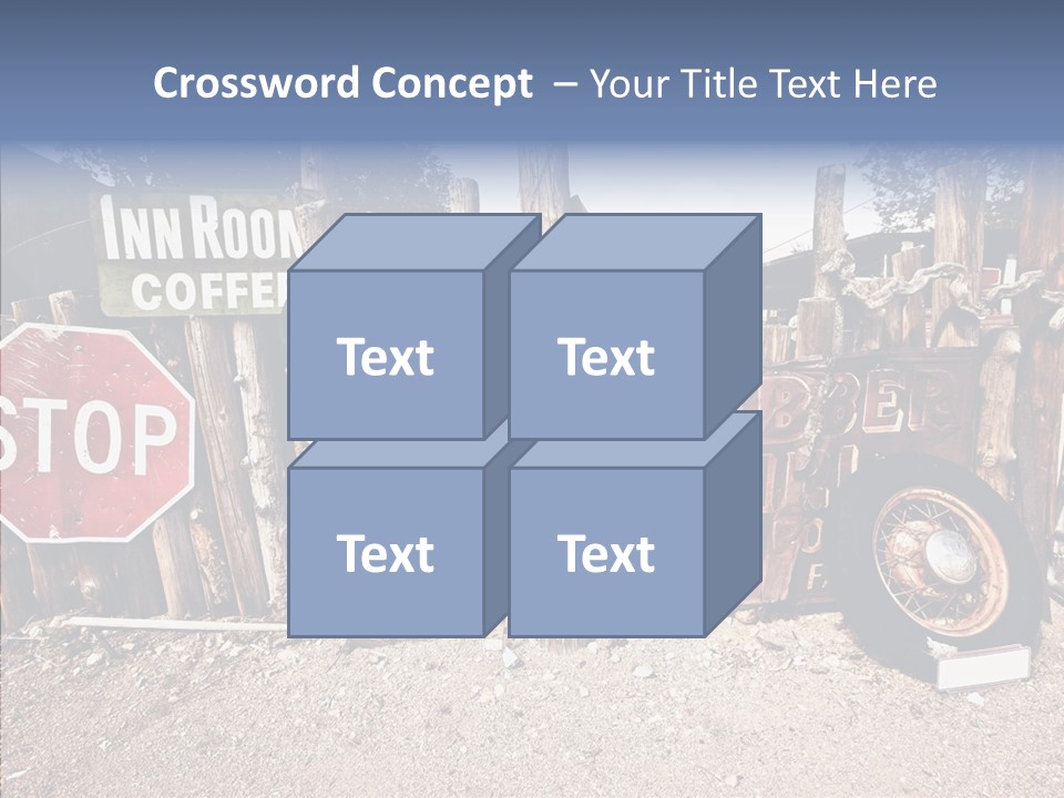 Stop Usa Old Fashioned PowerPoint Template