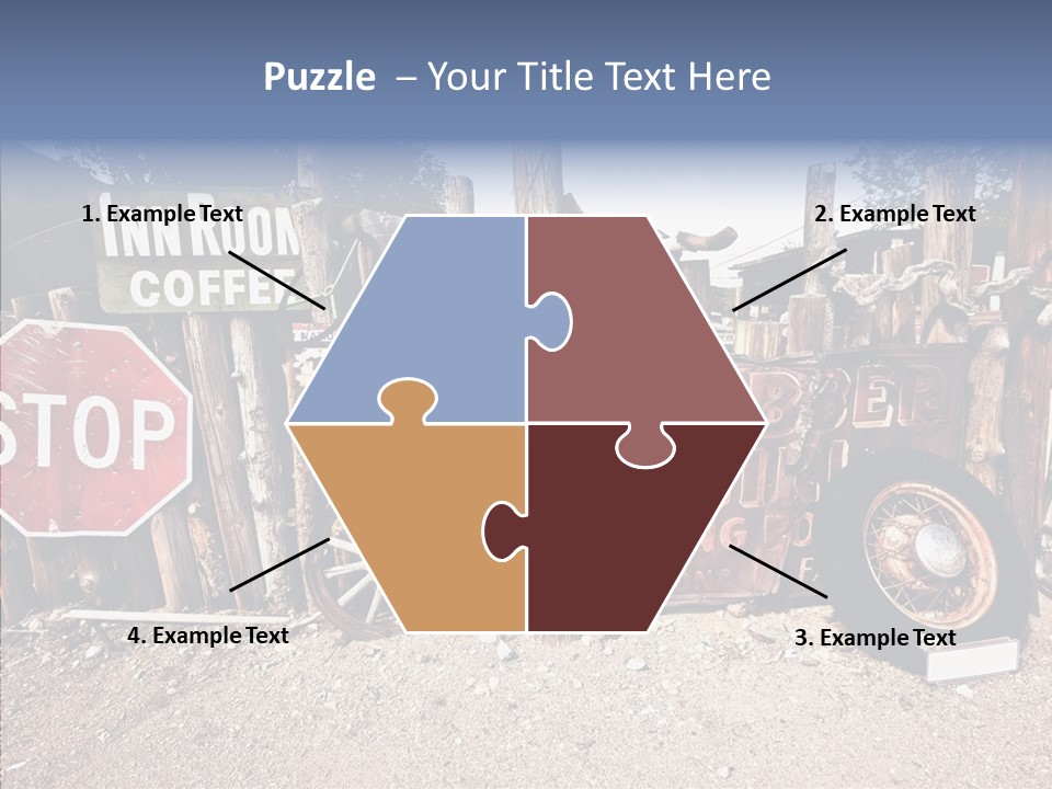 Stop Usa Old Fashioned PowerPoint Template