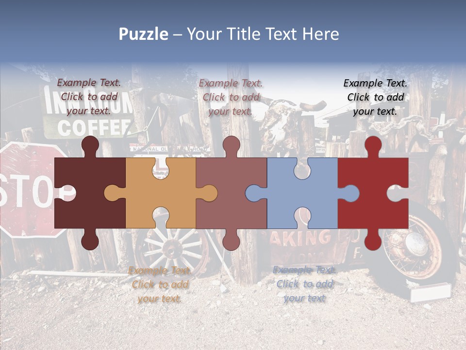 Stop Usa Old Fashioned PowerPoint Template