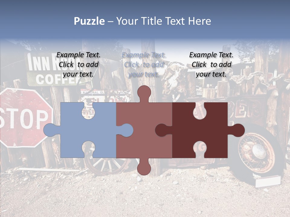 Stop Usa Old Fashioned PowerPoint Template