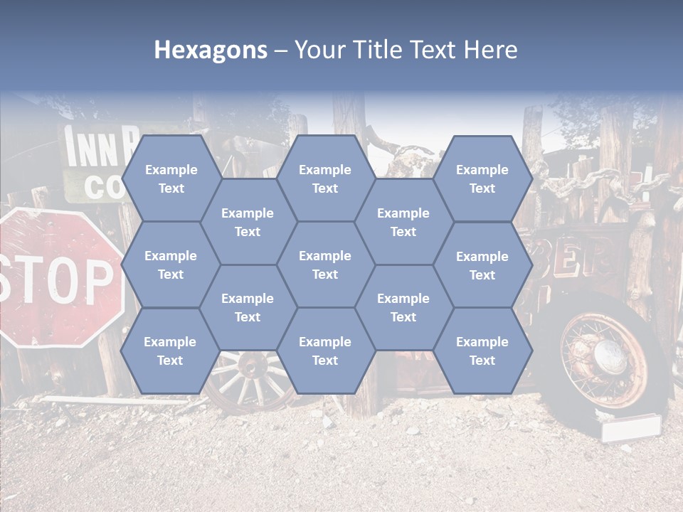 Stop Usa Old Fashioned PowerPoint Template