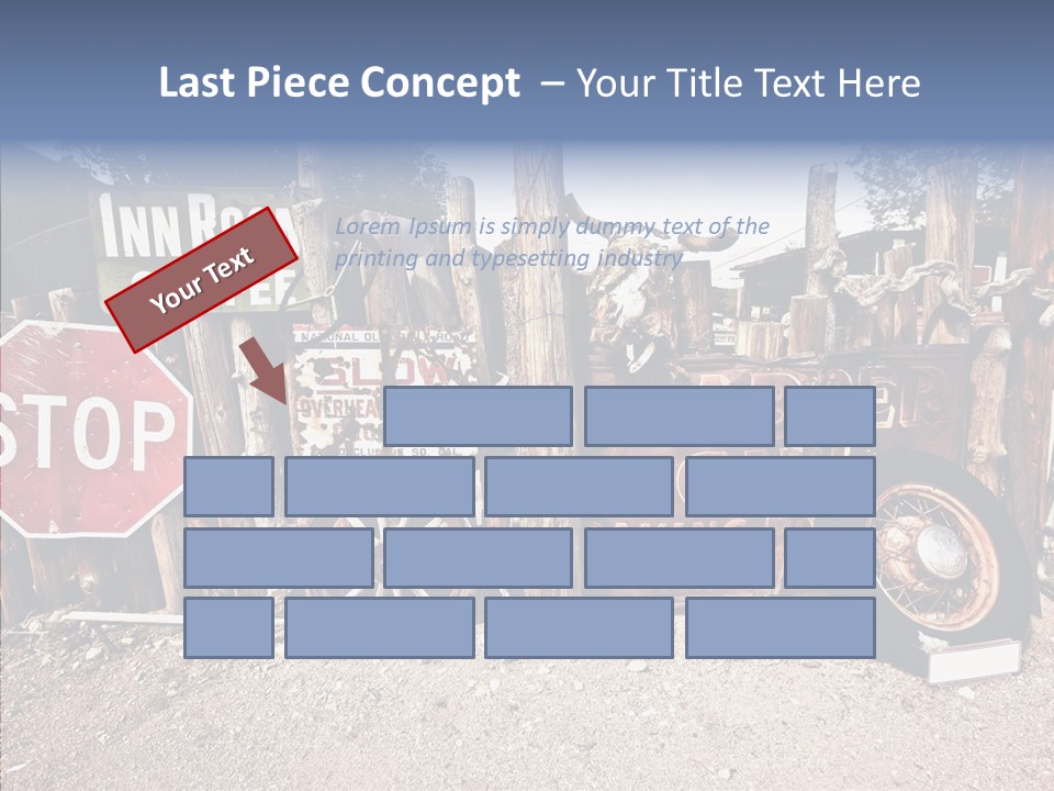 Stop Usa Old Fashioned PowerPoint Template