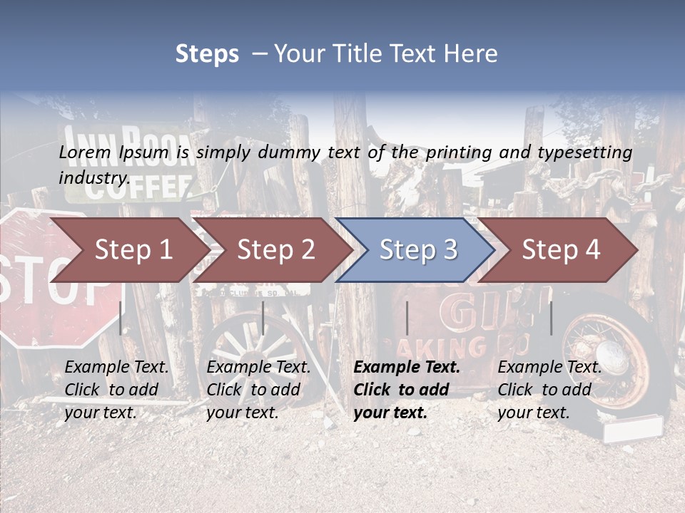 Stop Usa Old Fashioned PowerPoint Template