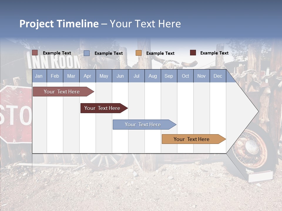 Stop Usa Old Fashioned PowerPoint Template