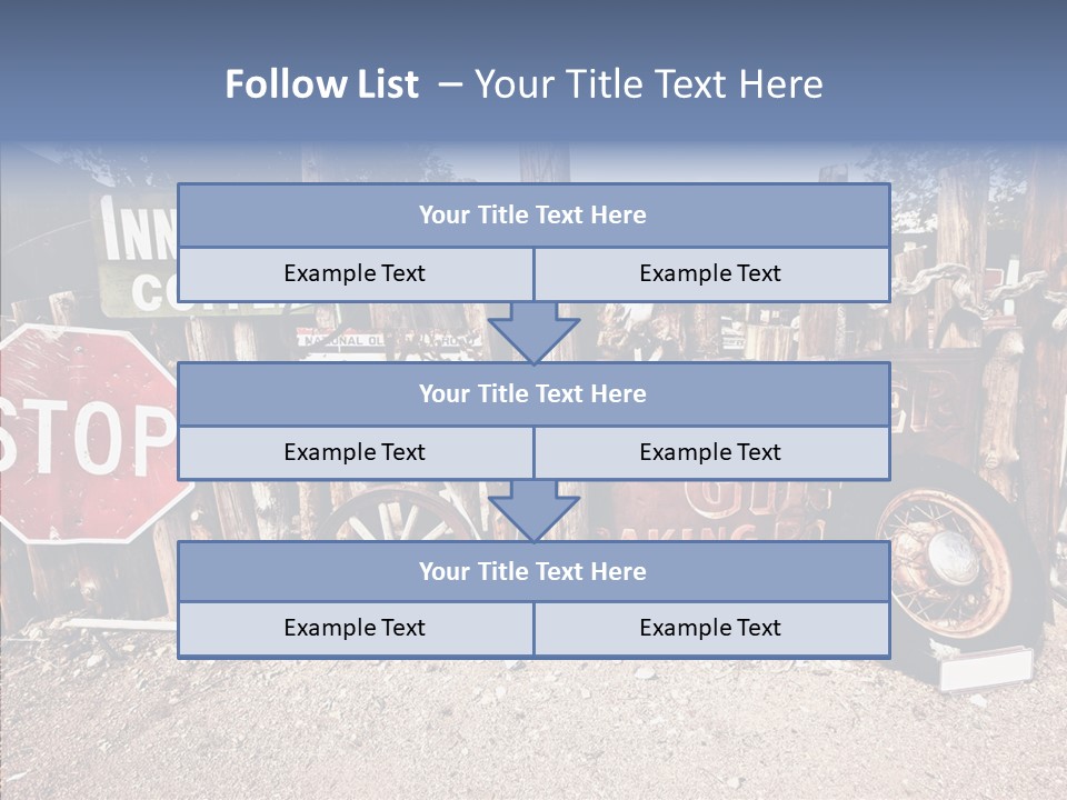 Stop Usa Old Fashioned PowerPoint Template
