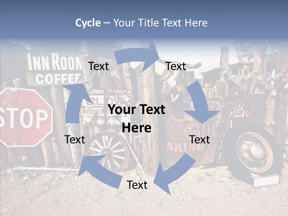 Stop Usa Old Fashioned PowerPoint Template