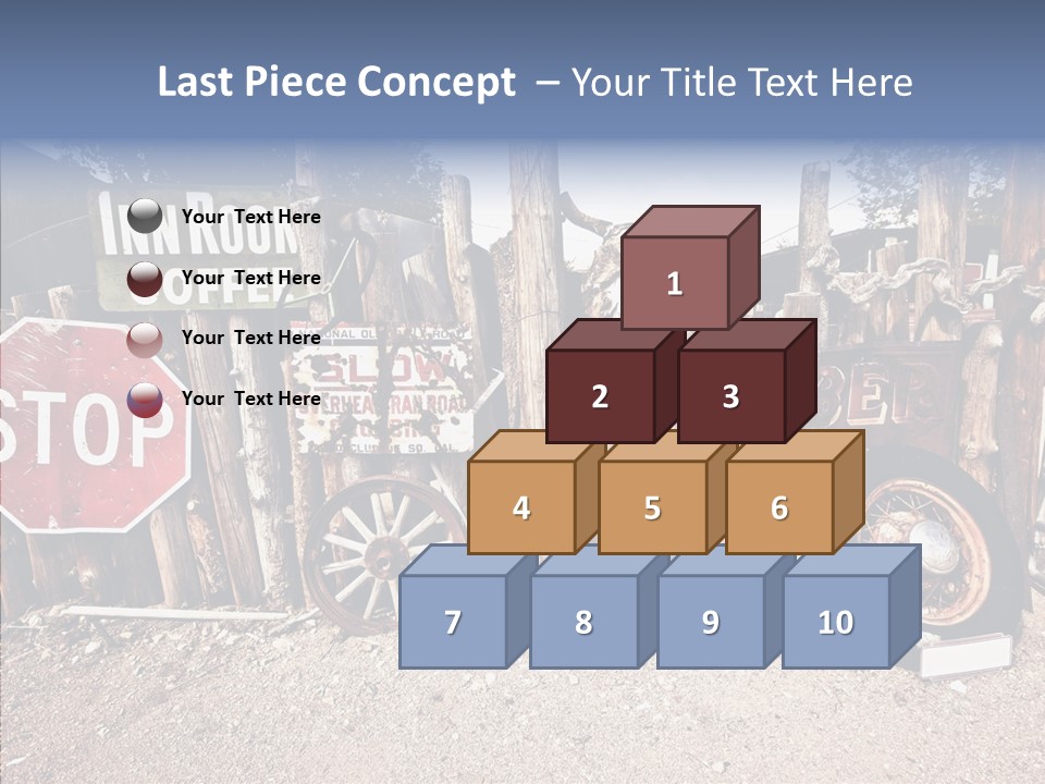 Stop Usa Old Fashioned PowerPoint Template