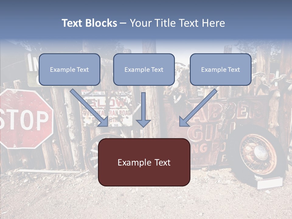 Stop Usa Old Fashioned PowerPoint Template
