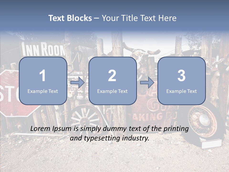 Stop Usa Old Fashioned PowerPoint Template