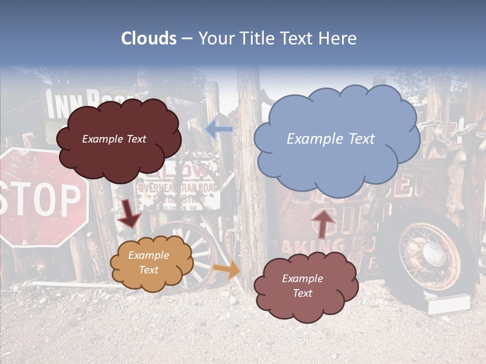 Stop Usa Old Fashioned PowerPoint Template