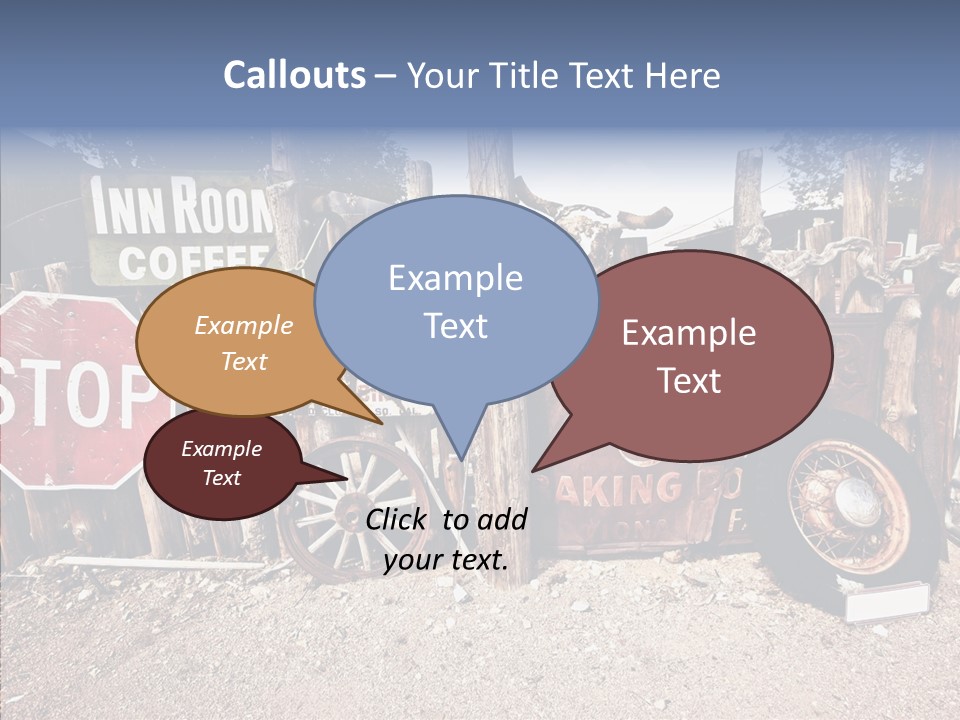 Stop Usa Old Fashioned PowerPoint Template