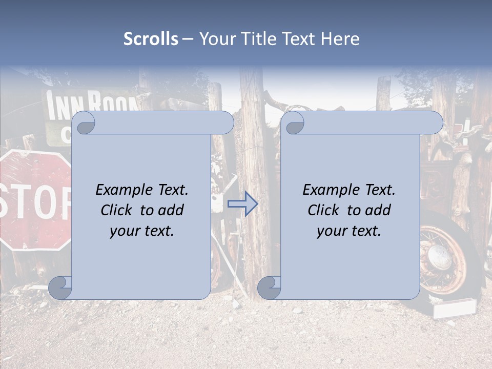 Stop Usa Old Fashioned PowerPoint Template