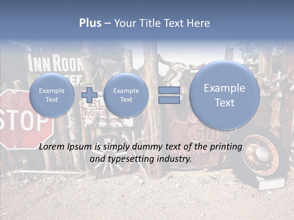 Stop Usa Old Fashioned PowerPoint Template