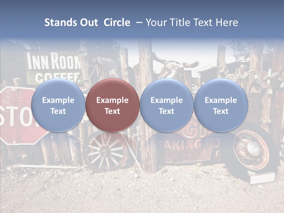 Stop Usa Old Fashioned PowerPoint Template