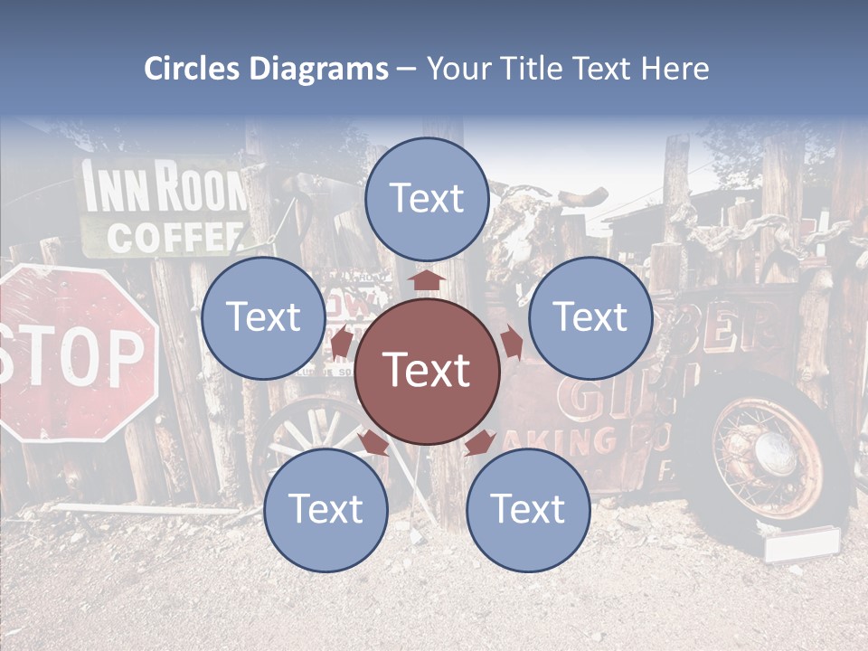 Stop Usa Old Fashioned PowerPoint Template