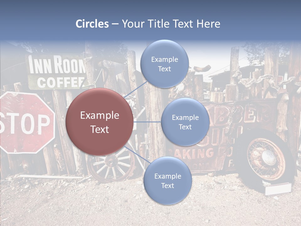 Stop Usa Old Fashioned PowerPoint Template